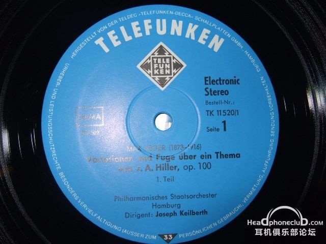 113. °TELEFUNKEN׸Max Reger